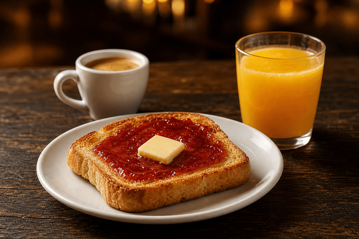 Desayuno Clásico Dulce — Desayunos en Txoko Kafe Zarautz