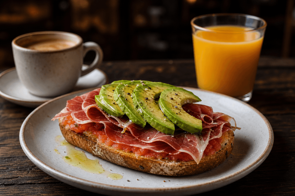 Desayuno Tradicional + Aguacate — Desayunos en Txoko Kafe Zarautz